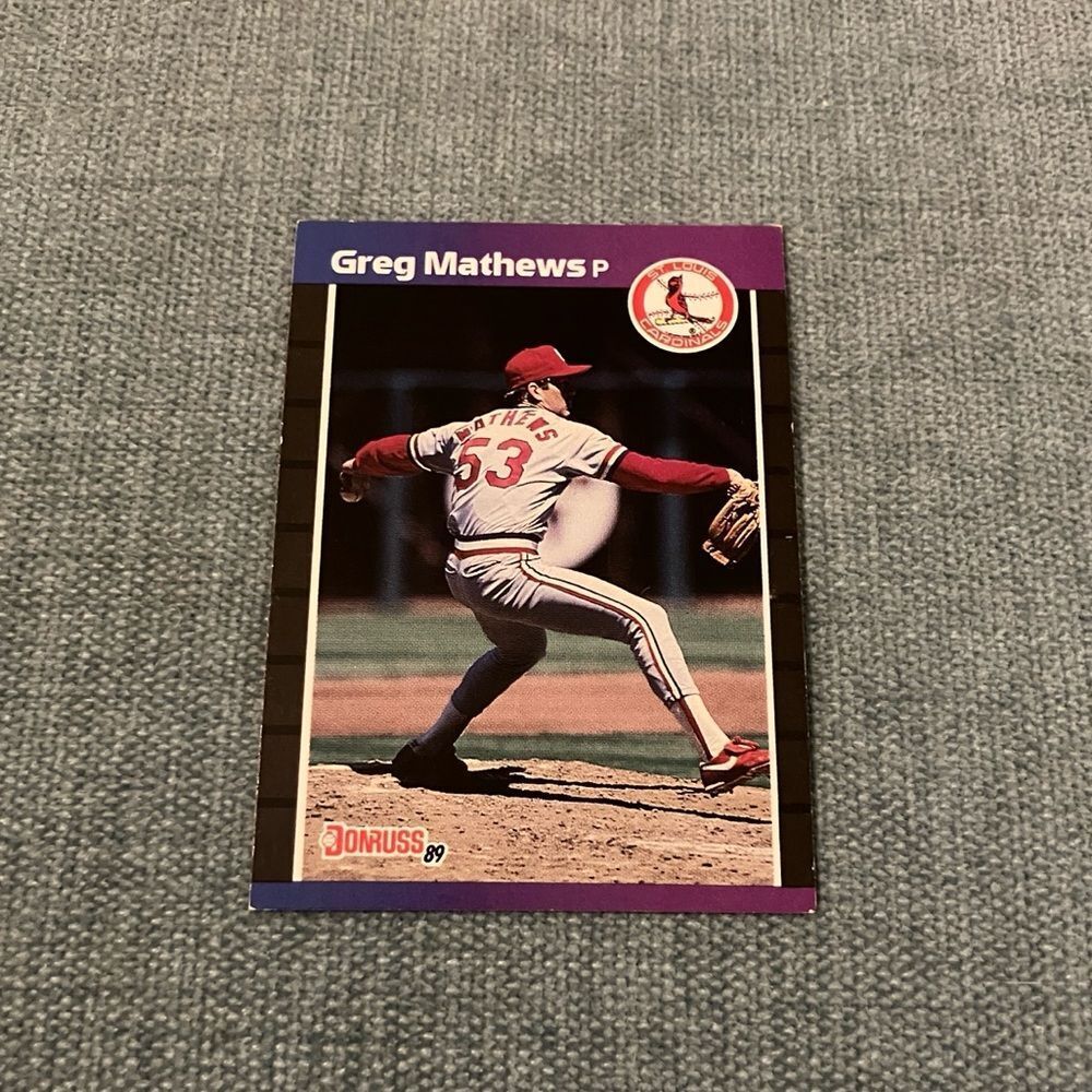 1989 Donruss St. Louis Cardinals Baseball Card Trading Card